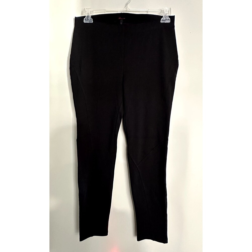 Sofia by Sofia Vergara Women's Seamed Ponte Legging Black Size Large